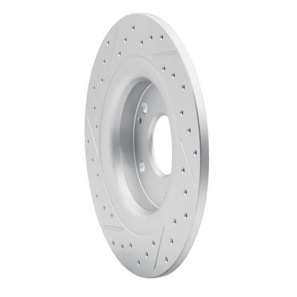 DFC Geoperformance Rear Right Drilled & Slotted Rotor for Honda Civic 2017 - 2020 | dfc830 - 59068R - JDMuscleSPK999084