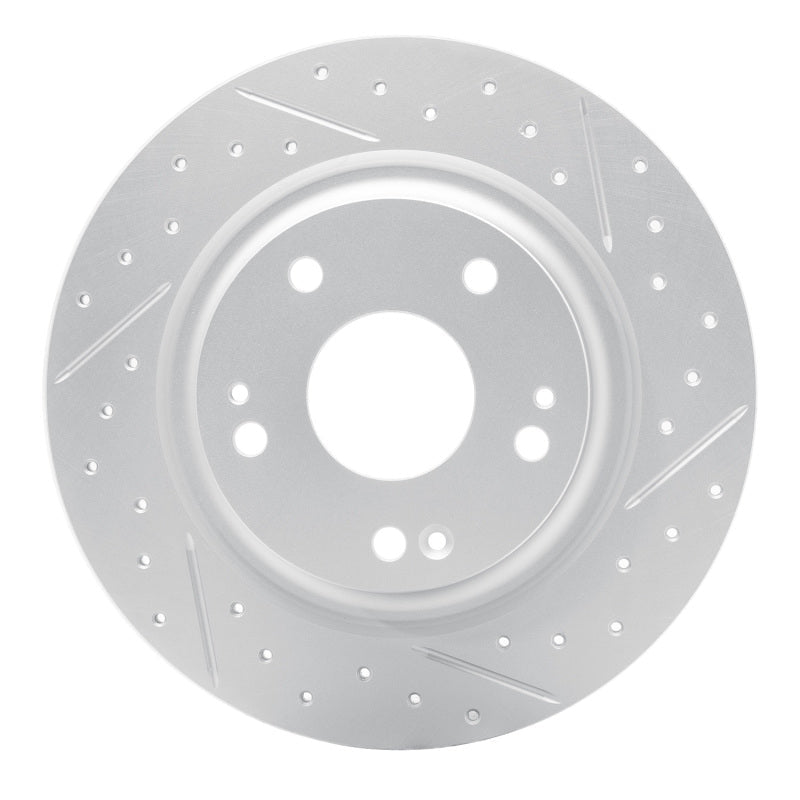 DFC Geoperformance Rear Right Drilled & Slotted Rotor for Honda Civic 2017 - 2020 | dfc830 - 59068R - JDMuscleSPK999084
