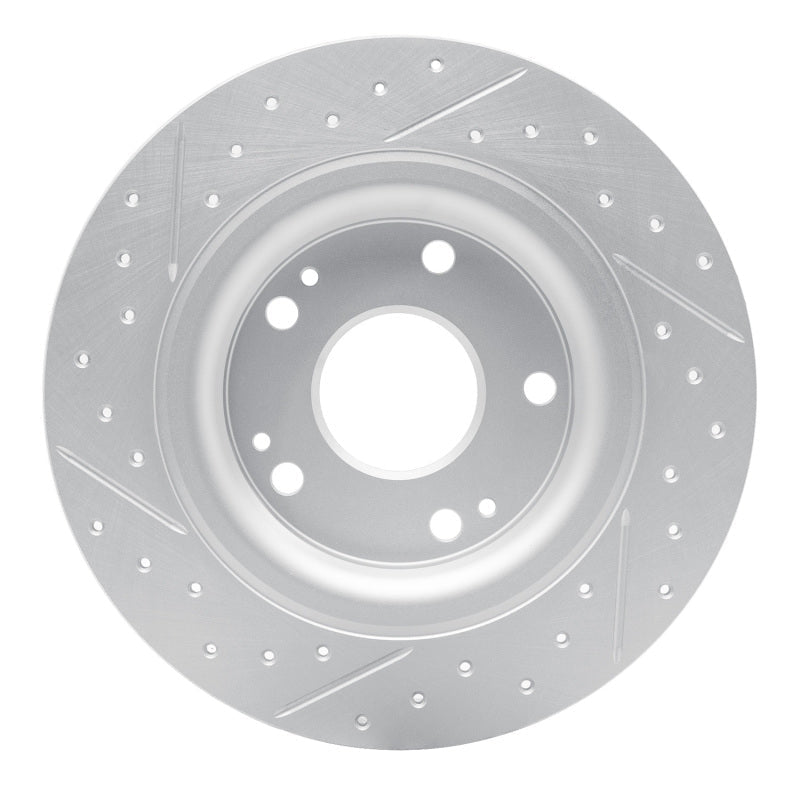 DFC Geoperformance Rear Right Drilled & Slotted Rotor for Honda Civic 2017 - 2020 | dfc830 - 59068R - JDMuscleSPK999084