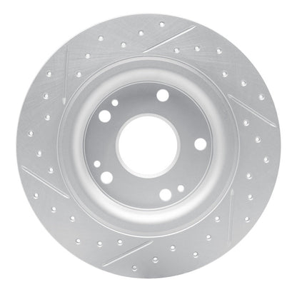 DFC Geoperformance Rear Right Drilled & Slotted Rotor for Honda Civic 2017 - 2020 | dfc830 - 59068R - JDMuscleSPK999084