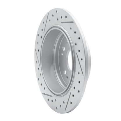 DFC Geoperformance Rear Right Drilled & Slotted Rotor for Honda CR - V (2002 - 2004) | dfc830 - 59046R - JDMuscleSPK999054
