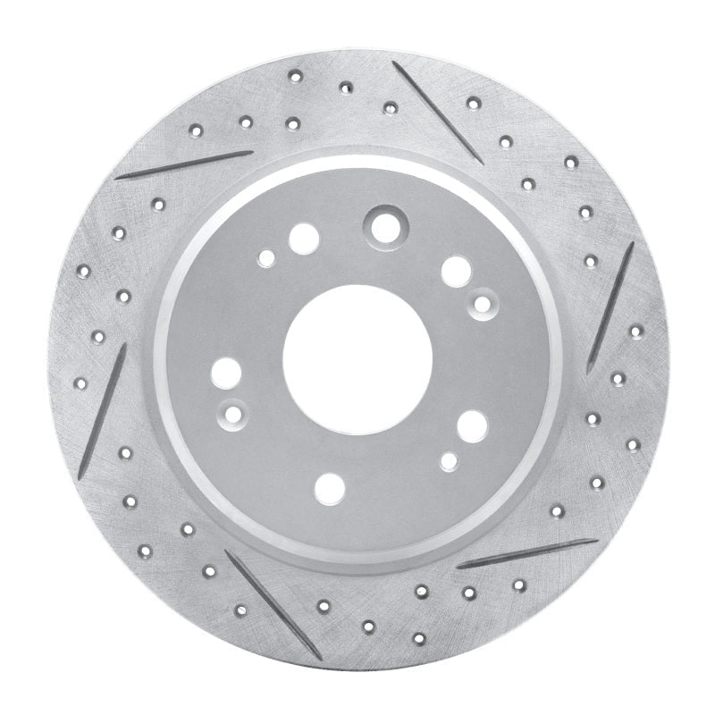 DFC Geoperformance Rear Right Drilled & Slotted Rotor for Honda CR - V (2002 - 2004) | dfc830 - 59046R - JDMuscleSPK999054