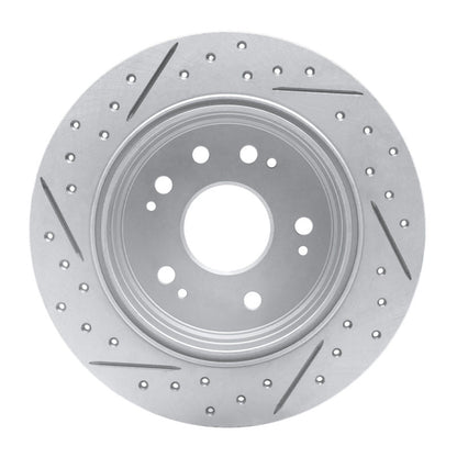 DFC Geoperformance Rear Right Drilled & Slotted Rotor for Honda CR - V (2002 - 2004) | dfc830 - 59046R - JDMuscleSPK999054