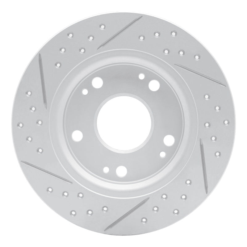 DFC Geoperformance Rear Right Drilled & Slotted Rotor for Honda CR - Z 2011 - 2015 | dfc830 - 59035R - JDMuscleSPK999035