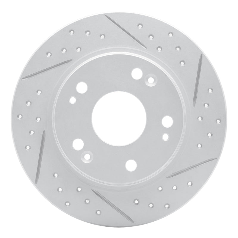 DFC Geoperformance Rear Right Drilled & Slotted Rotor for Honda CR - Z 2011 - 2015 | dfc830 - 59035R - JDMuscleSPK999035
