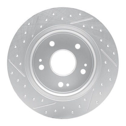 DFC Geoperformance Rear Right Drilled & Slotted Rotor for Honda HR - V (Part DFL830 - 59071R) | dfc830 - 59071R - JDMuscleSPK999090