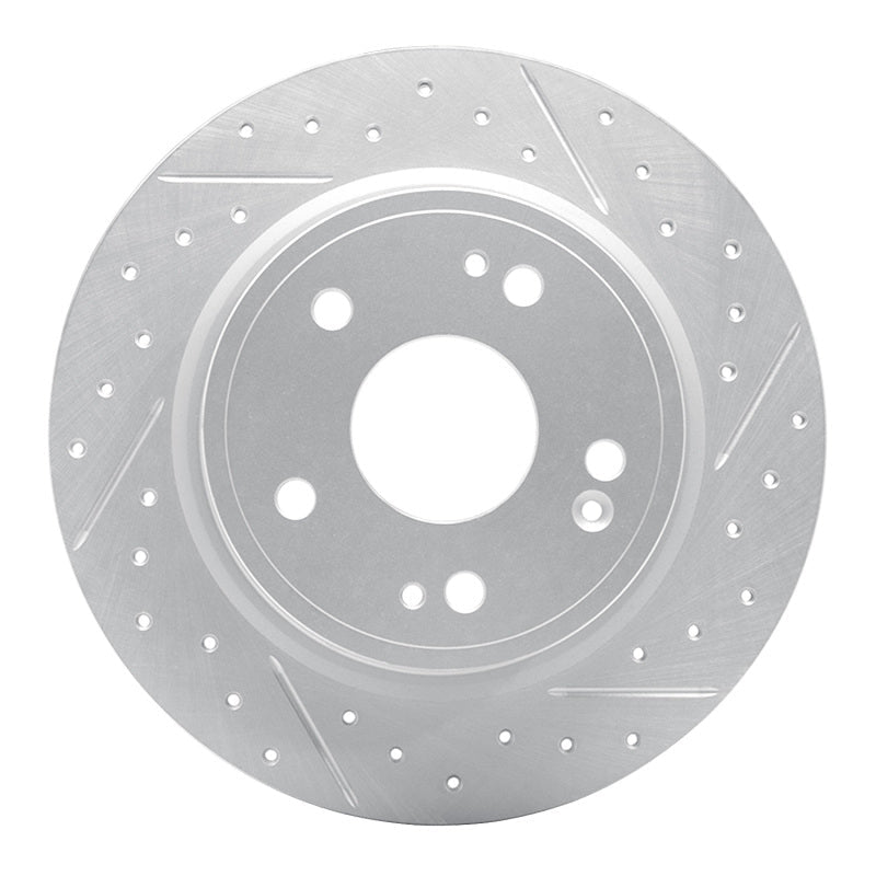 DFC Geoperformance Rear Right Drilled & Slotted Rotor for Honda HR - V (Part DFL830 - 59071R) | dfc830 - 59071R - JDMuscleSPK999090