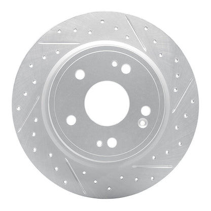 DFC Geoperformance Rear Right Drilled & Slotted Rotor for Honda HR - V (Part DFL830 - 59071R) | dfc830 - 59071R - JDMuscleSPK999090