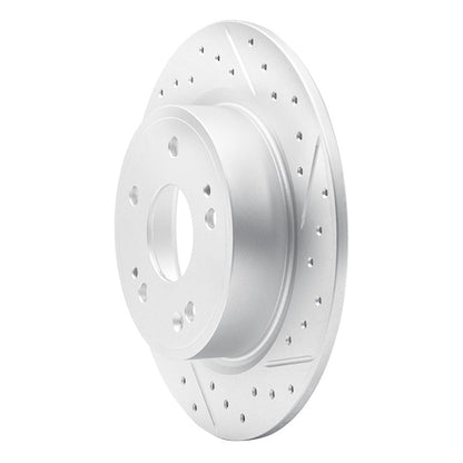 DFC Geoperformance Rear Right Drilled & Slotted Rotor for Honda HR - V (Part DFL830 - 59071R) | dfc830 - 59071R - JDMuscleSPK999090