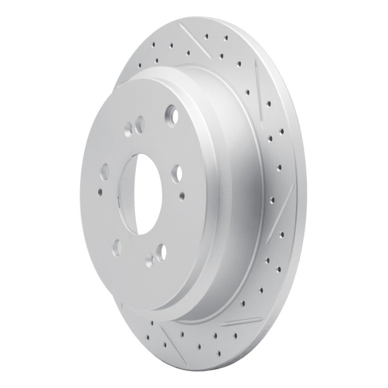 DFC Geoperformance Rear Right Drilled & Slotted Rotor for Honda Odyssey 2005 - 2010 | dfc830 - 59050R - JDMuscleSPK999060