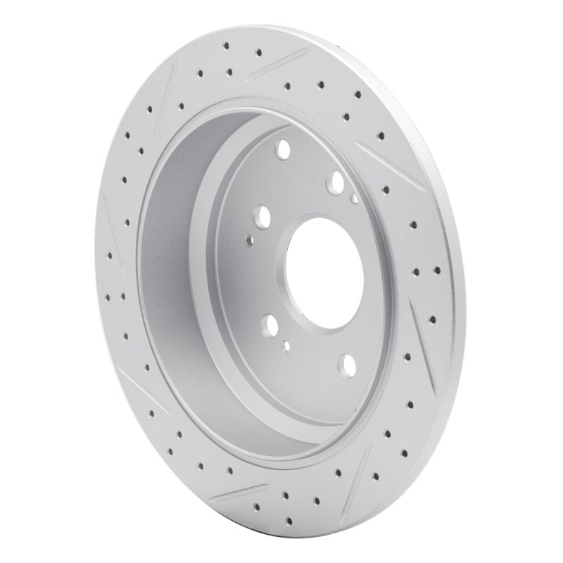 DFC Geoperformance Rear Right Drilled & Slotted Rotor for Honda Odyssey 2005 - 2010 | dfc830 - 59050R - JDMuscleSPK999060