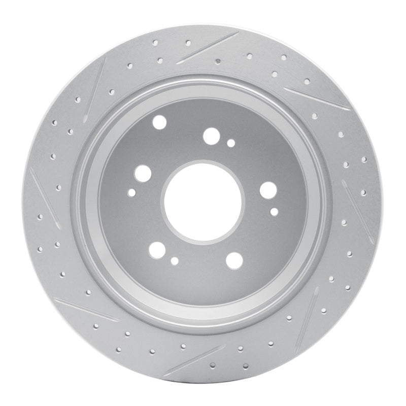 DFC Geoperformance Rear Right Drilled & Slotted Rotor for Honda Odyssey 2005 - 2010 | dfc830 - 59050R - JDMuscleSPK999060