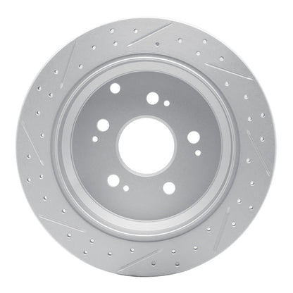 DFC Geoperformance Rear Right Drilled & Slotted Rotor for Honda Odyssey 2005 - 2010 | dfc830 - 59050R - JDMuscleSPK999060