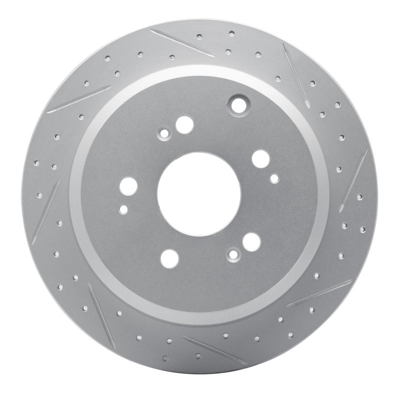 DFC Geoperformance Rear Right Drilled & Slotted Rotor for Honda Odyssey 2005 - 2010 | dfc830 - 59050R - JDMuscleSPK999060