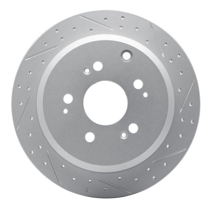 DFC Geoperformance Rear Right Drilled & Slotted Rotor for Honda Odyssey 2005 - 2010 | dfc830 - 59050R - JDMuscleSPK999060