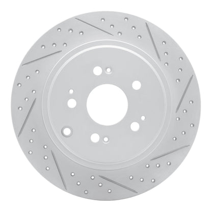 DFC Geoperformance Rear Right Drilled & Slotted Rotor for Honda Ridgeline 2006 - 2014 | dfc830 - 59052R - JDMuscleSPK999064