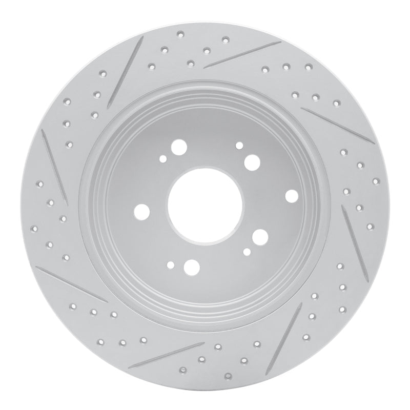 DFC Geoperformance Rear Right Drilled & Slotted Rotor for Honda Ridgeline 2006 - 2014 | dfc830 - 59052R - JDMuscleSPK999064