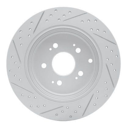 DFC Geoperformance Rear Right Drilled & Slotted Rotor for Honda Ridgeline 2006 - 2014 | dfc830 - 59052R - JDMuscleSPK999064