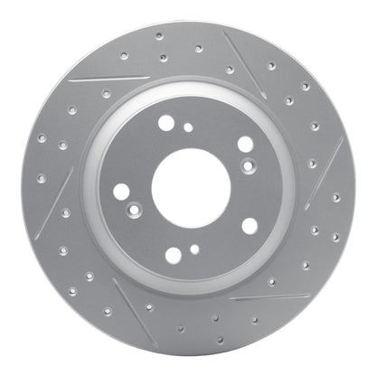 DFC Geoperformance Rear Right Drilled & Slotted Rotor for Honda S2000 (2000 - 2009) – Part Number DFC830 - 59028R | dfc830 - 59028R - JDMuscleSPK992291