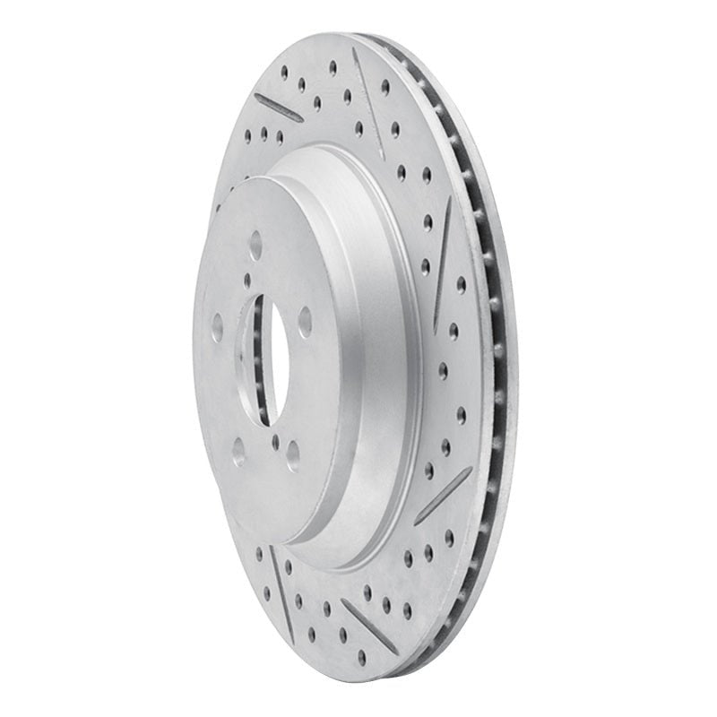 DFC Geoperformance Rear Right Drilled & Slotted Rotor for Subaru Crosstrek 2019 - 2023 | dfc830 - 13047R - JDMuscleSPK997376