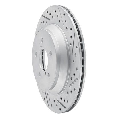 DFC Geoperformance Rear Right Drilled & Slotted Rotor for Subaru Crosstrek 2019 - 2023 | dfc830 - 13047R - JDMuscleSPK997376