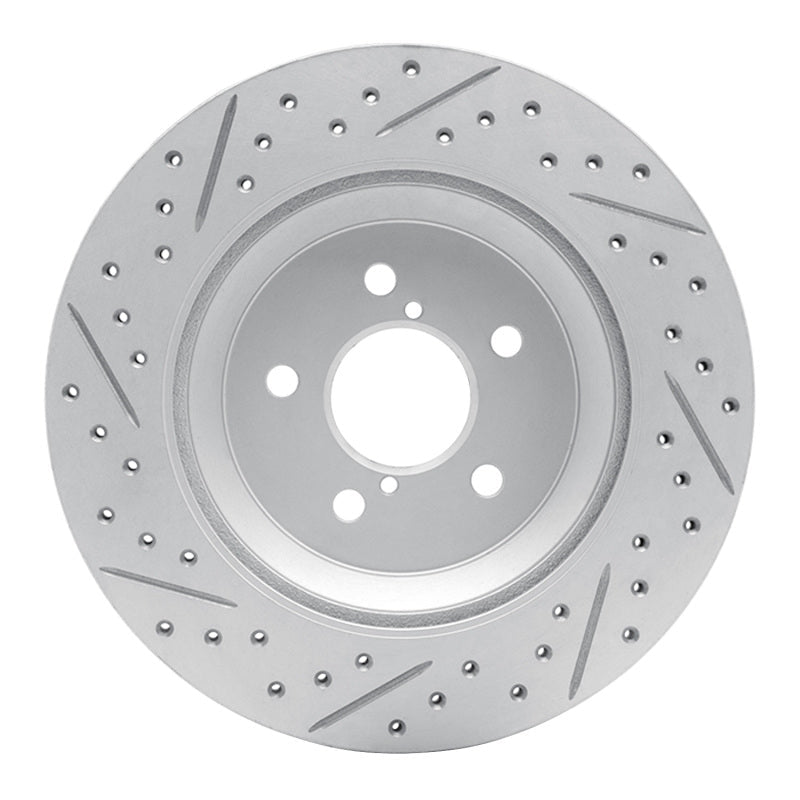 DFC Geoperformance Rear Right Drilled & Slotted Rotor for Subaru Crosstrek 2019 - 2023 | dfc830 - 13047R - JDMuscleSPK997376