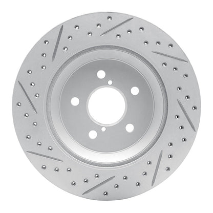 DFC Geoperformance Rear Right Drilled & Slotted Rotor for Subaru Crosstrek 2019 - 2023 | dfc830 - 13047R - JDMuscleSPK997376