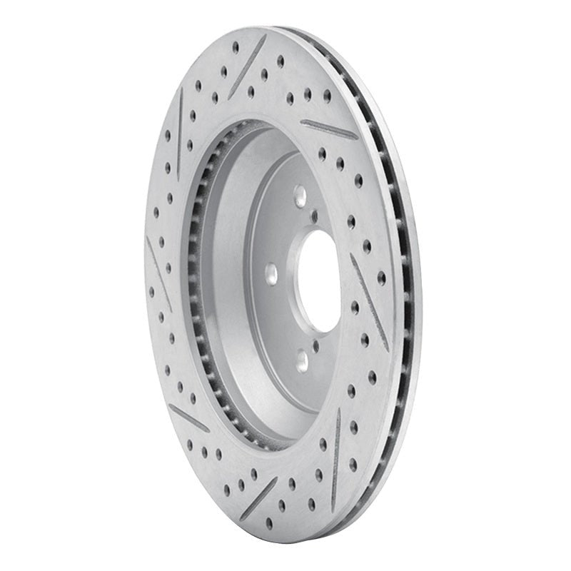 DFC Geoperformance Rear Right Drilled & Slotted Rotor for Subaru Crosstrek 2019 - 2023 | dfc830 - 13047R - JDMuscleSPK997376