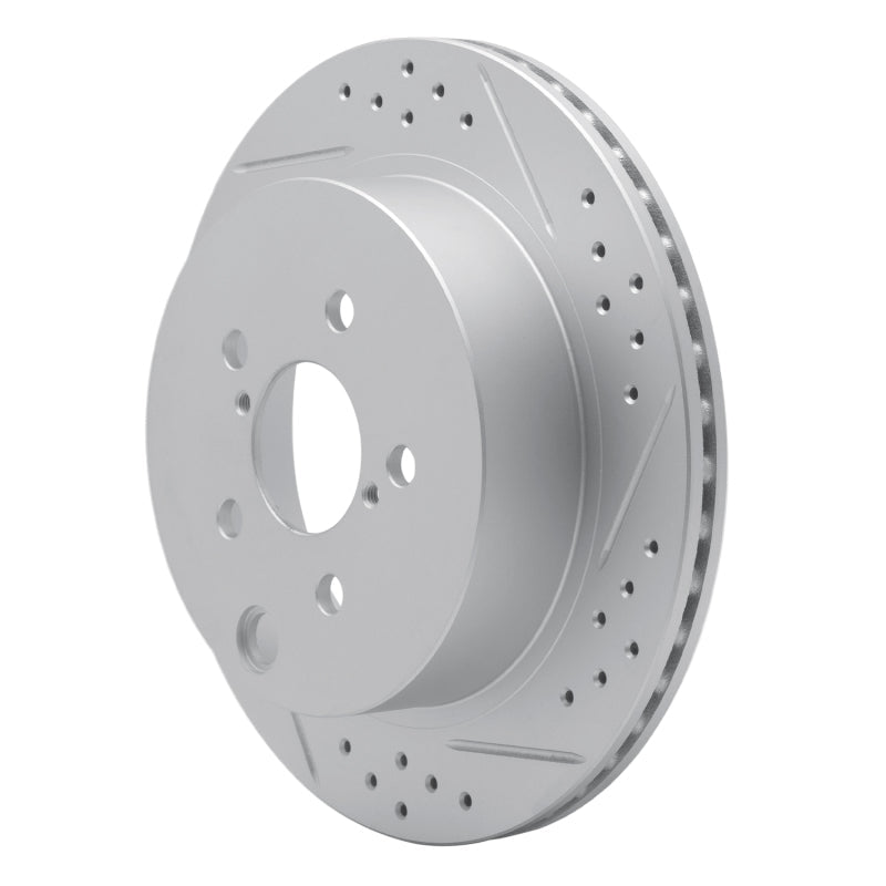 DFC Geoperformance Rear Right Drilled & Slotted Rotor for Subaru Forester 2014 - 2018 | Part DFCO830 - 13027R | dfc830 - 13027R - JDMuscleSPK997349