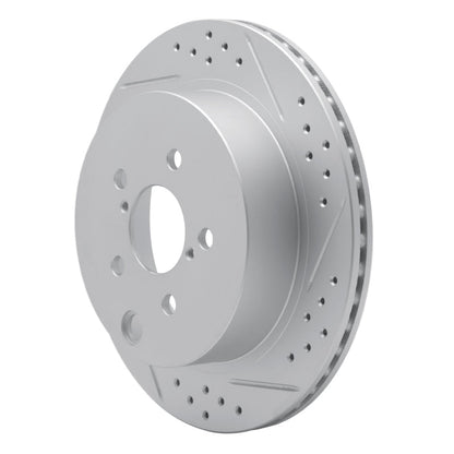 DFC Geoperformance Rear Right Drilled & Slotted Rotor for Subaru Forester 2014 - 2018 | Part DFCO830 - 13027R | dfc830 - 13027R - JDMuscleSPK997349