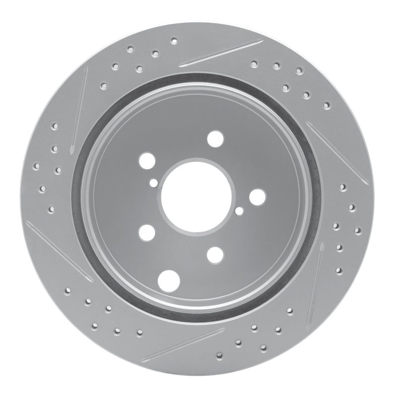 DFC Geoperformance Rear Right Drilled & Slotted Rotor for Subaru Forester 2014 - 2018 | Part DFCO830 - 13027R | dfc830 - 13027R - JDMuscleSPK997349