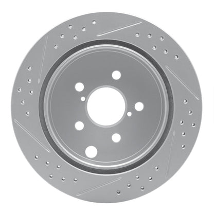 DFC Geoperformance Rear Right Drilled & Slotted Rotor for Subaru Forester 2014 - 2018 | Part DFCO830 - 13027R | dfc830 - 13027R - JDMuscleSPK997349