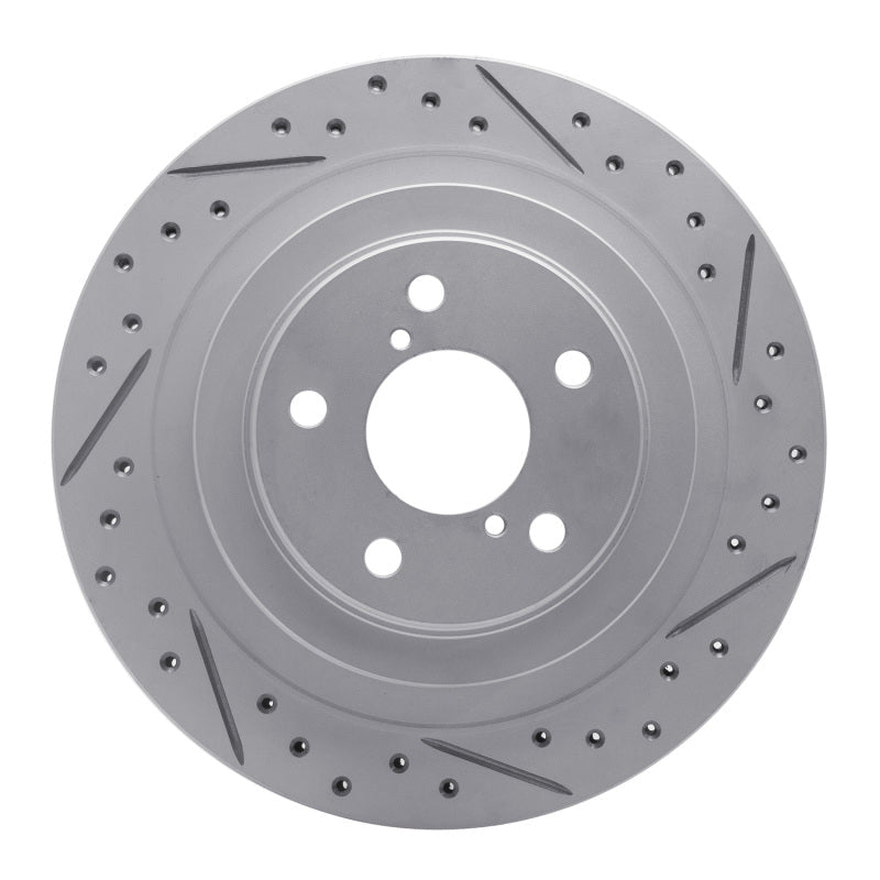 DFC Geoperformance Rear Right Drilled & Slotted Rotor for Subaru Impreza 2005 - 2009 | dfc830 - 13019R - JDMuscleSPK997335
