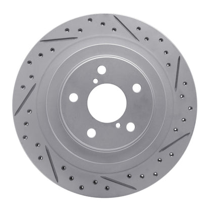 DFC Geoperformance Rear Right Drilled & Slotted Rotor for Subaru Impreza 2005 - 2009 | dfc830 - 13019R - JDMuscleSPK997335