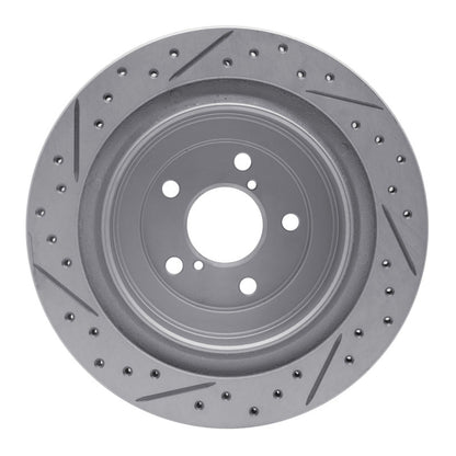 DFC Geoperformance Rear Right Drilled & Slotted Rotor for Subaru Impreza 2005 - 2009 | dfc830 - 13019R - JDMuscleSPK997335