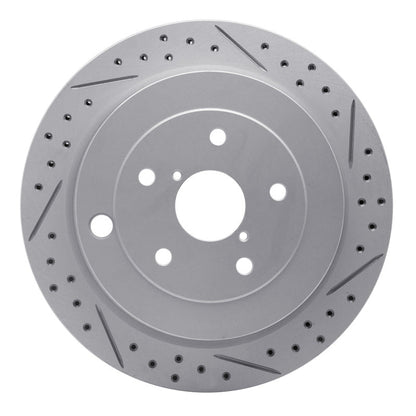 DFC Geoperformance Rear Right Drilled & Slotted Rotor for Subaru Tribeca (2006 - 2014) | dfc830 - 13036R - JDMuscleSPK997360