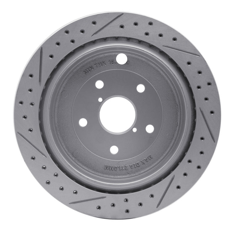 DFC Geoperformance Rear Right Drilled & Slotted Rotor for Subaru Tribeca (2006 - 2014) | dfc830 - 13036R - JDMuscleSPK997360