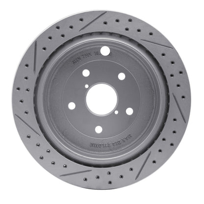DFC Geoperformance Rear Right Drilled & Slotted Rotor for Subaru Tribeca (2006 - 2014) | dfc830 - 13036R - JDMuscleSPK997360
