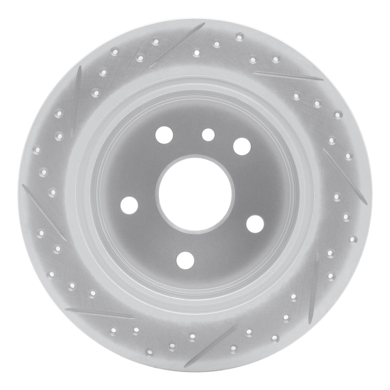 DFC Geoperformance Rear Right Drilled & Slotted Rotor for Toyota Avalon 2000 - 2004 | dfc830 - 76071R - JDMuscleSPK999814