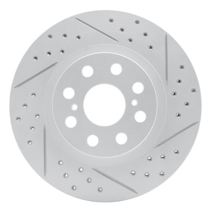 DFC Geoperformance Rear Right Drilled & Slotted Rotor for Toyota Mr2 Spyder (1999 - 2005) | dfc830 - 76073R - JDMuscleSPK999818