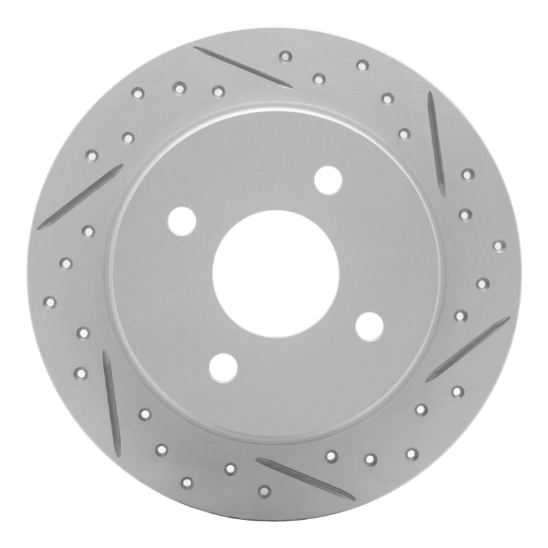 DFC Geoperformance Rear Right Drilled & Slotted Rotor for Toyota Yaris 2012 - 2018 | dfc830 - 76090R - JDMuscleSPK999846