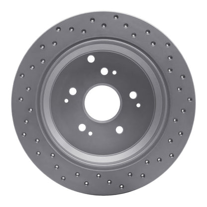 DFC Rear Left Drilled Geoperformance Rotor for Honda Odyssey 2002 - 2004 | Part Number DFC820 - 59047L | dfc820 - 59047L - JDMuscleSPK996096