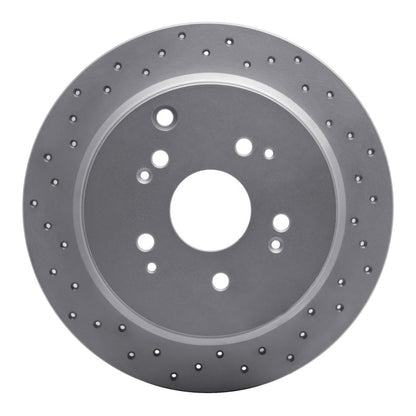 DFC Rear Left Drilled Geoperformance Rotor for Honda Odyssey 2002 - 2004 | Part Number DFC820 - 59047L | dfc820 - 59047L - JDMuscleSPK996096