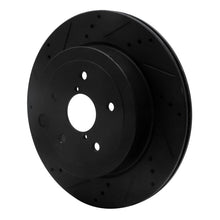 DFC Rear Left Drilled & Slotted Black Brake Rotor for 2008 - 2020 Subaru WRX STI | dfc633 - 13022L - JDMuscleSPK927237