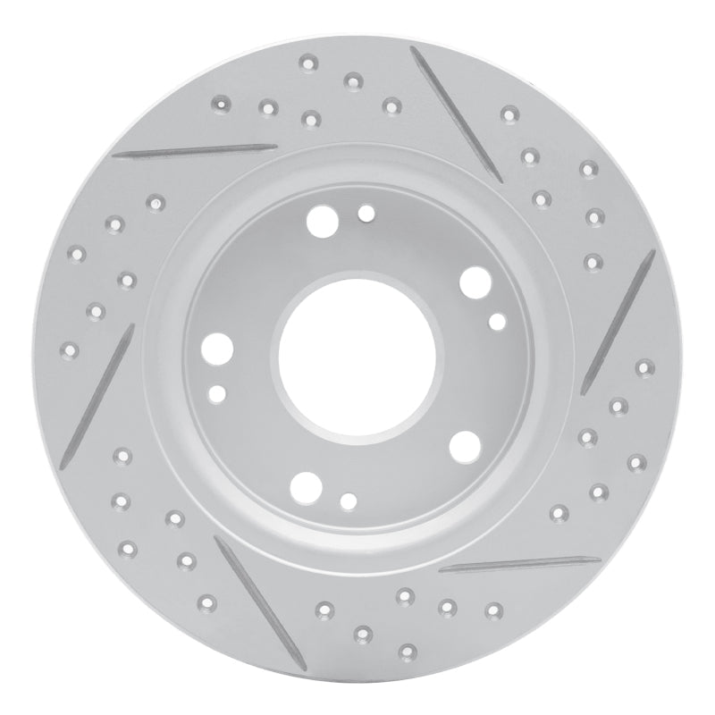 DFC Rear Left Drilled & Slotted Geoperformance Rotor for Honda CR - Z 2011 - 2015 | dfc830 - 59035L - JDMuscleSPK999034
