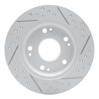 DFC Rear Left Drilled & Slotted Geoperformance Rotor for Honda CR - Z 2011 - 2015 | dfc830 - 59035L - JDMuscleSPK999034