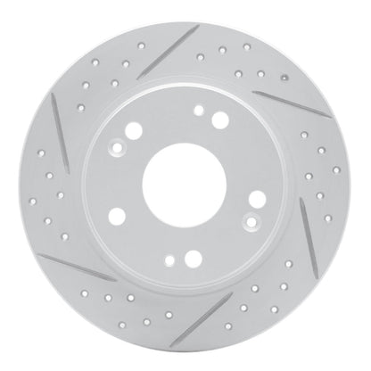 DFC Rear Left Drilled & Slotted Geoperformance Rotor for Honda CR - Z 2011 - 2015 | dfc830 - 59035L - JDMuscleSPK999034