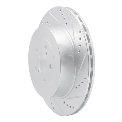 DFC Rear Right Drilled & Slotted Silver Brake Rotor for 2003 - 2004 Subaru Impreza - Part Number DFC631 - 13015R | dfc631 - 13015R - JDMuscleSPK922268