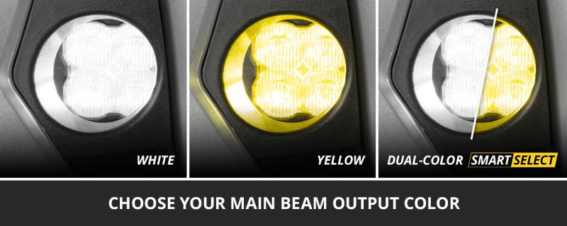 Diode Dynamics SS3 LED Fog Light Kit - Dual Color White/Yellow - JDMuscleFog LightsdioDD8952