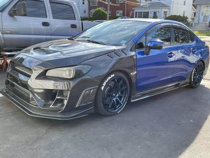 Discontinued JDMuscle [15-21 WRX/STI] Carbon Fiber/FRP Vented Fenders V2 - JDMuscleFendersJDM-WRX15-808-CFCarbon